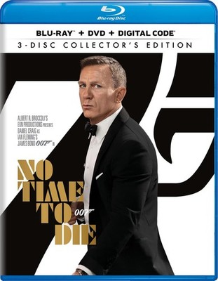 No Time to Die (Blu-ray + DVD 2021) Collector's Edition 3-Disc James Bond NEW
