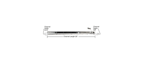 CRL 29 Inch Window Channel Balance Replacement Sash Support - Picture 2 of 5