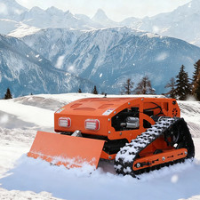 Electric Lawn Mower with Snow Shovel 9HP Remote Control Mower FREE SHIPPING USA