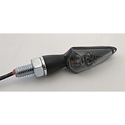 PORTATARGA MINI MANTIS NERO CON FANALE LED LENTE ROSSA OMOLOGATO 507053