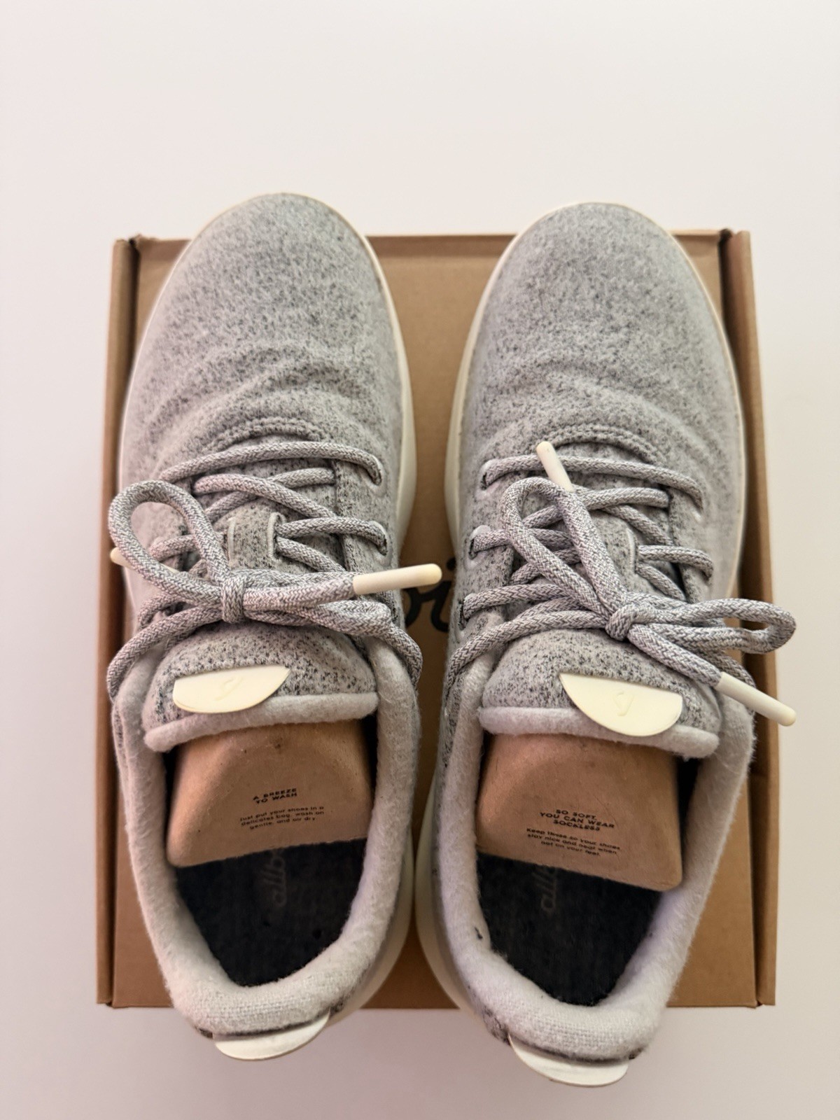Allbirds Grey Wool Tree Runners Mizzle Men’s Uk 10 image 6