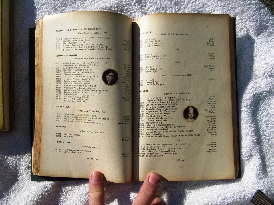 1937 1st ED ROBERTO BAUER Historical Records 1898-1909 COLLECTORS BIBLE Berliner - Image 4 of 4