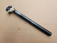 Early 2000s Amoeba 27.2 Mountain Bike Seatpost 27.2mm Butted 2014 AL Black