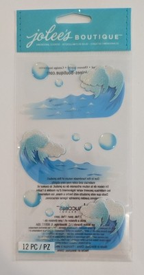 Jolee's Vellum Waves Beach Ocean Scrapbooking Stickers