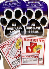 Dog Lovers magnets for car and Fire Rescue Stickers For Home Windows