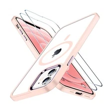 Temdan Magnetic Case for iPhone 12 Case & iPhone 12 Pro Case Clear,[Compatibl...