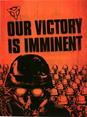 2004 Killzone Sony PS2 Helghast Our Victory Is Imminent Decor Art Print Ad