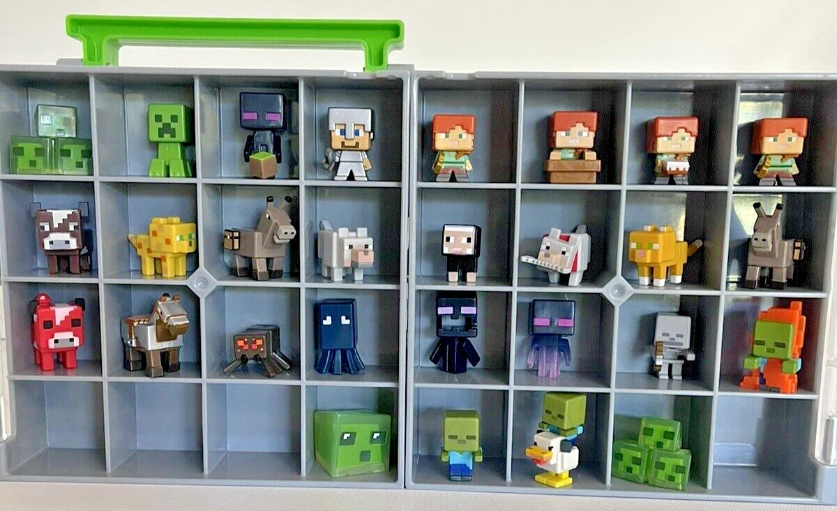 Minecraft Mini 100 COMPLETE STARTER COLLECTOR CASE w 28 Mini