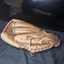 Vintage Ted Williams Baseball Glove RHT Sears Roebuck Twin Flex Trap Model 16166