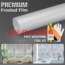 【Frosted Film】 Glass Home Bathroom Window Security Privacy Sticker #01