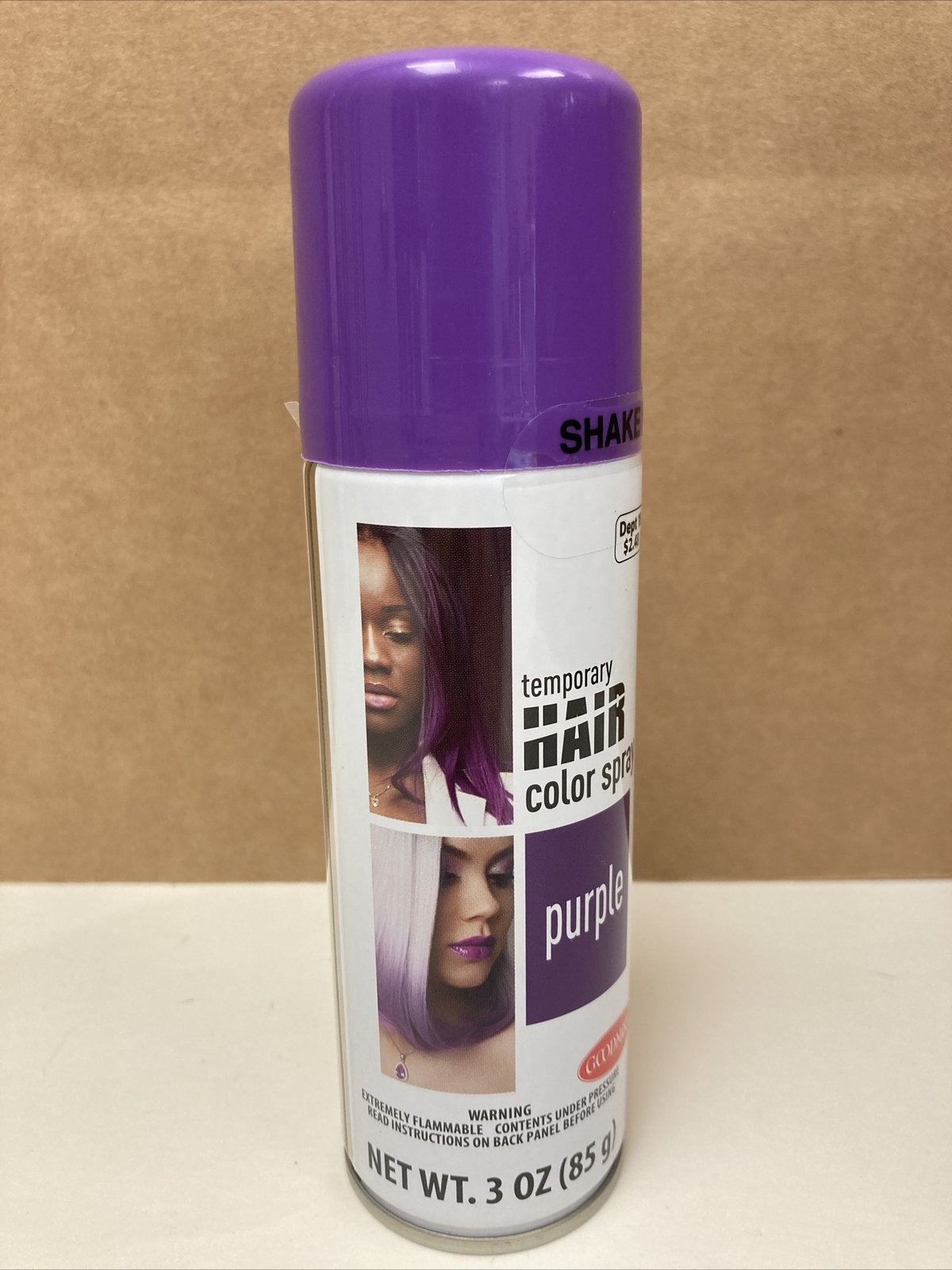 Goodmark Temporary PURPLE Hair Color Hairspray Shampoo Out 718762718476 | eBay Goodmark Temporary PURPLE Hair Color Hairspray Shampoo Out 718762718476 | eBay