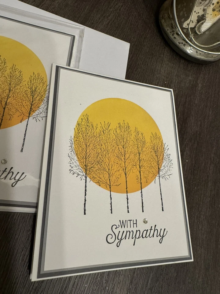 With Sympathy Handmade Greeting Card: Warmth and Comfort in a Card - Image 2 of 4