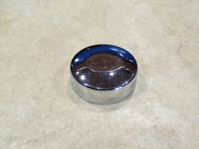 Harley-Davidson OEM Dyna switchback etc 55mm screw down chrome fork cap cover