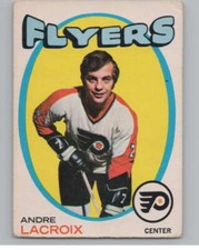1971-72 O-Pee-Chee #33 Andre Lacroix  Philadelphia Flyers V99017