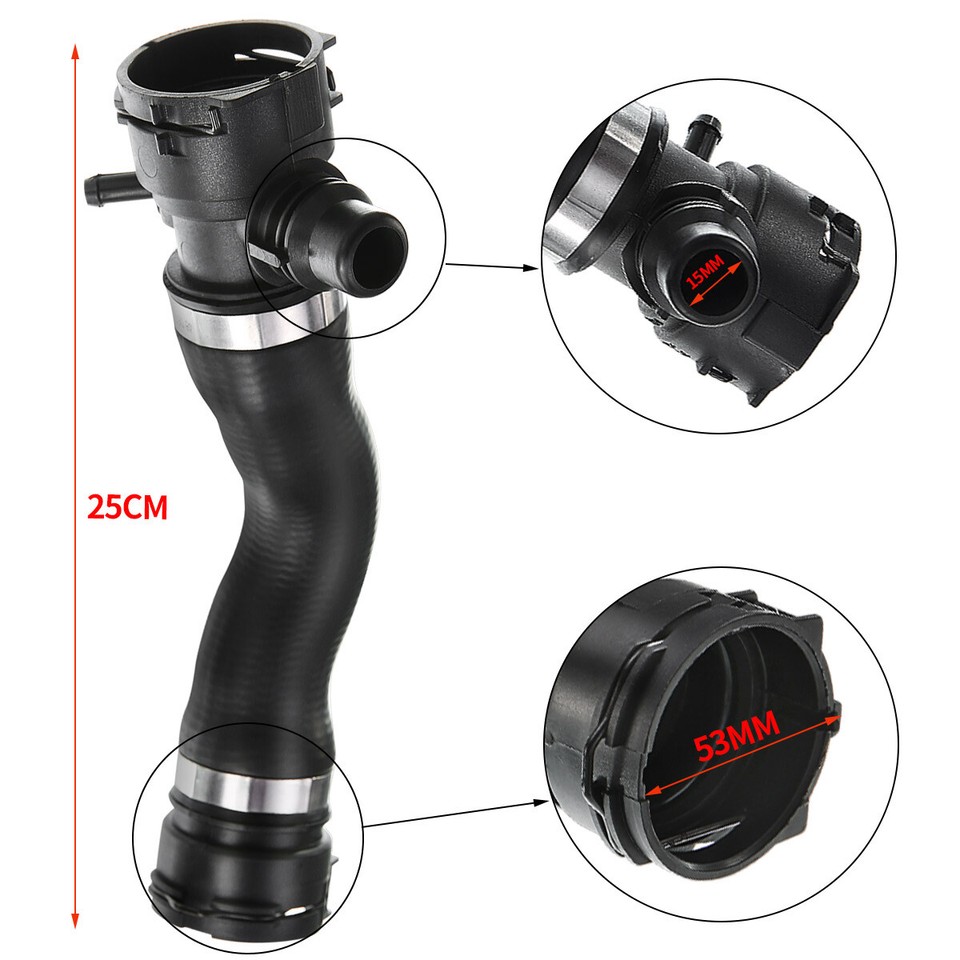 Upper Radiator Coolant Water Hose 17127531579 For BMW 323i 325i 328i ...
