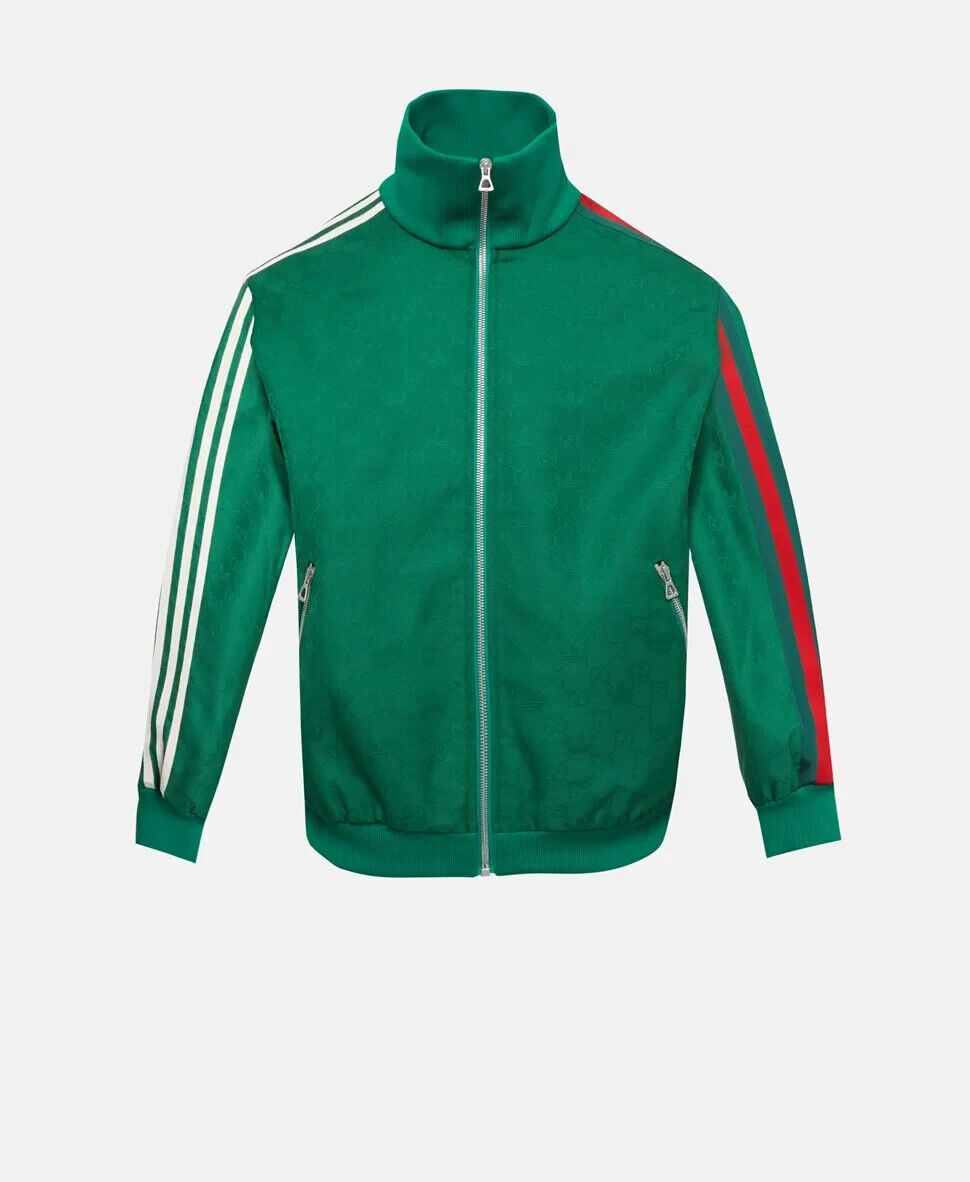 Gucci x adidas GG Trefoil Jacquard Jacket | eBay Gucci x adidas GG Trefoil Jacquard Jacket | eBay