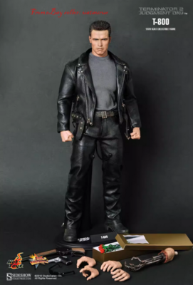 T-800 ターミネーター2 MMS 117 T2 1/6スケール フィギュア Perfect HotToys 1/6 Mms117 Terminator 2 Judgment Day T-800 In