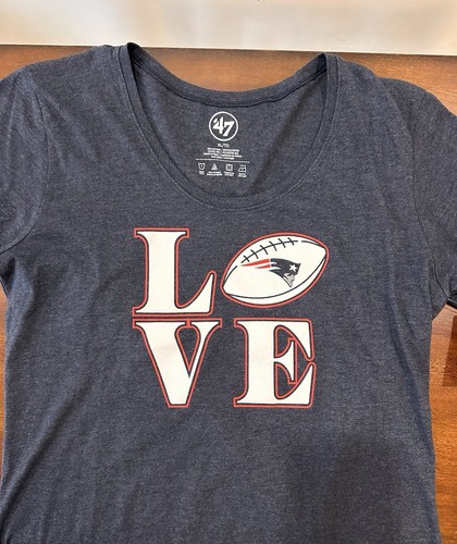 New England Patriots NFL Women’s S/S “Patriot Love” Shirt Ladies Shirt (XL) - Picture 3 of 3