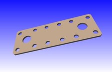 96x35mm Verbindungsblech Edelstahl Flachverbinder Verbinder Holzverbinder  25 St