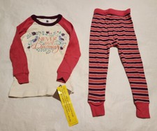 NWT Tea Collection Bird Flower Pajamas PJs 2PC 3T Toddler Girl