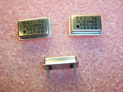 QTY (10) 32MHz FULL SIZE CRYSTAL OSCILLATORS TTL 5V DOC70-32.000MHz KDS
