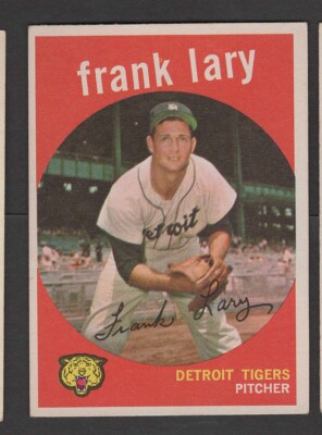 デブリンコ393（WH)・（BK)・397・ 1959 TOPPS BB #393 FRANK LARY/TIGERS EX/MT | eBay