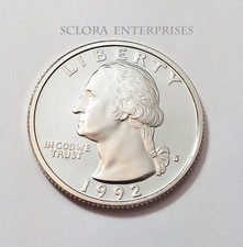 1992 S WASHINGTON *CLAD PROOF* QUARTER  **FREE SHIPPING**