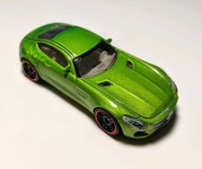 2018 HOT WHEELS NIGHTBURNERZ Green '15 MERCEDES AMG GT 1/64 Diecast