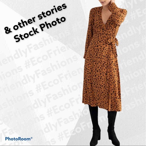 Leopard Print Wrap Dress 