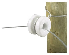 Dare 2356-10 Electric Fence Insulator, Corner, Porcelain, 10-Pk. - Quantity 1