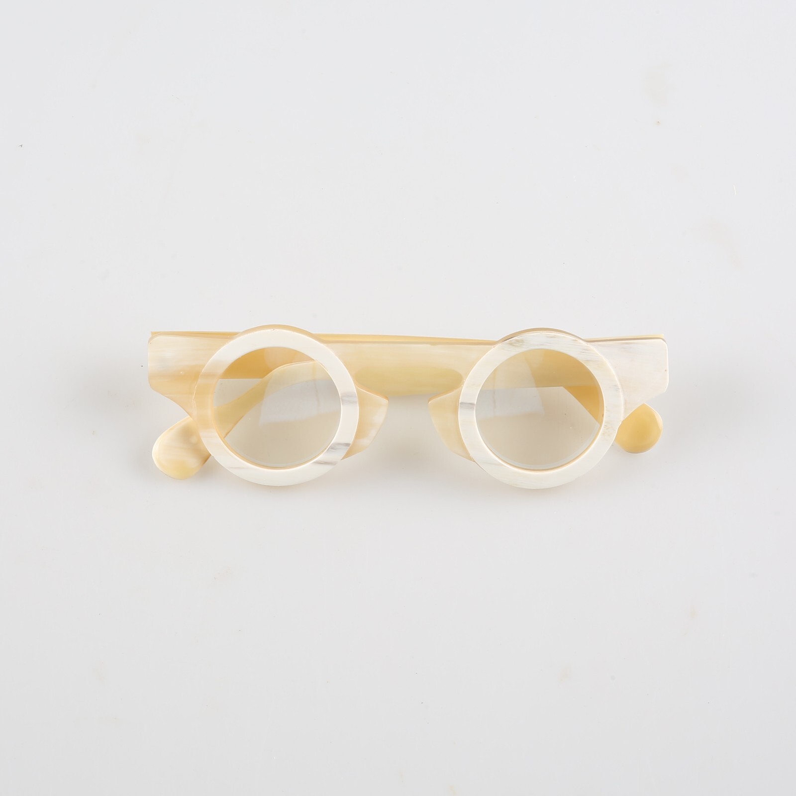 Eyewear Unique Round Vintage Handmade Horn Reading Man Glasses Eyeglass Frames