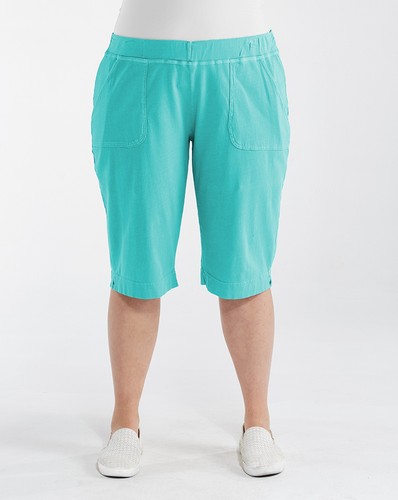 fresh produce 1x luna blue key largo cotton jersey pedal pushers