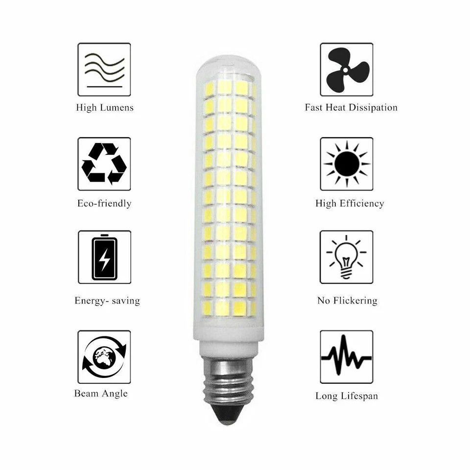 3x E11 Candelabra LED Bulb 120V 7W 134-2835SMD Ceramic Light for Home Lighting H - Image 2 of 4
