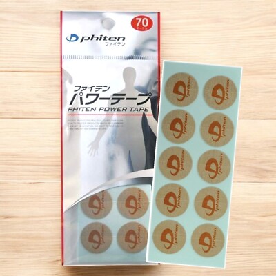 Phiten Power Tape Relax & Performance Support Official Japan Discs 70 Markes New