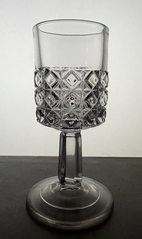 EAPG Antique Ripley & Co. MASCOTTE Clear Wine Glass Cordial