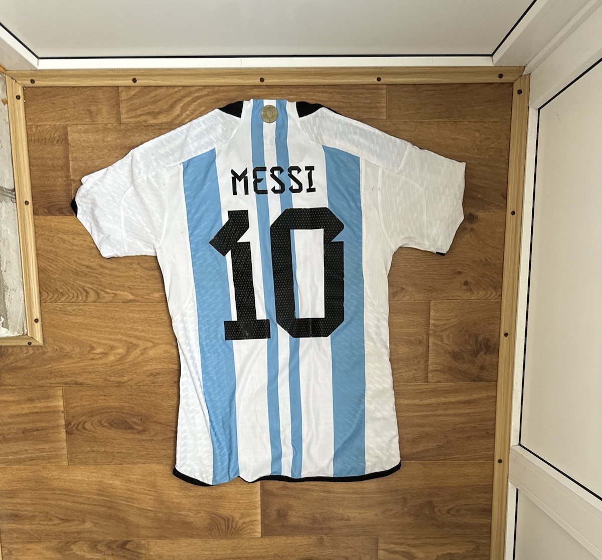 2022 Adidas Argentina Home Soccer Jersey Lionel Messi Men’s M World Cup Qatar