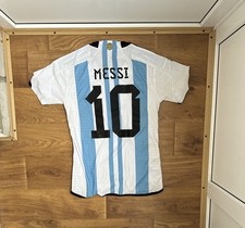 2022 Adidas Argentina Home Soccer Jersey Lionel Messi Men’s M World Cup Qatar