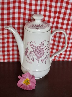 Kaffeekanne Kanne Kahla Porzellan DDR Ostalgie Vintage Retro Porzellan 