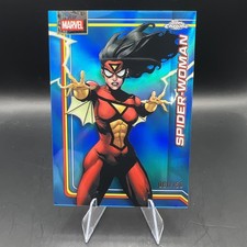 2026 Topps Chrome Marvel Spider-Woman #167 Blue Refractor /150