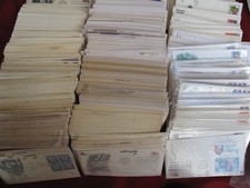 Large Lot of 4000+ US FDC First Day Covers 1950s-90s Dealer Collection Stock