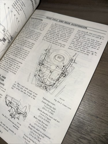 1974 DATSUN Model 620 Pickup Service Workshop Manual Nissan Motor Japan OEM - Picture 12 of 16