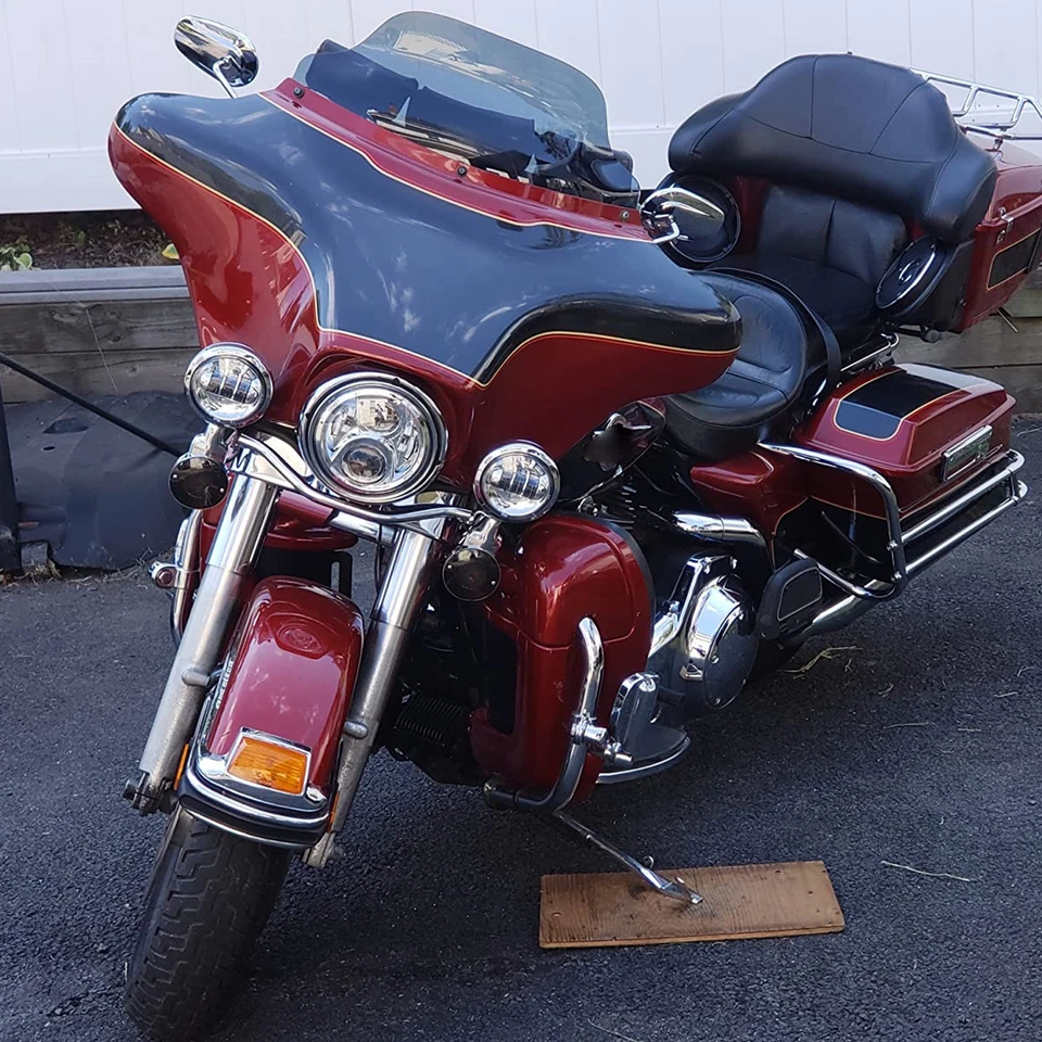 Luz de punta de guardabarros delantero para Harley Electra Glide Ultra Classic FLHTCU 2007-2013 Foto 4 de 4