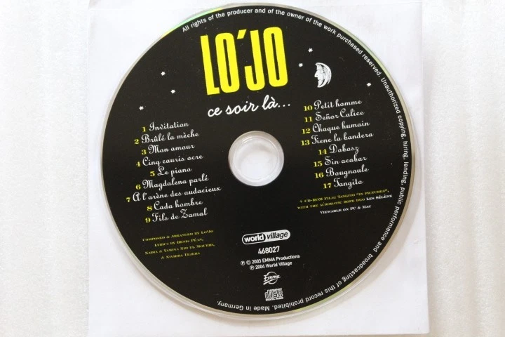 Lo'Jo – Ce Soir La CD Latin Chanson, Folk, Brass Band Foto 3 de 3