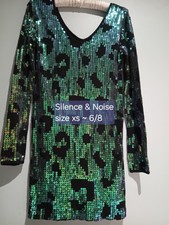 Silence + Noise Size Xs Sequins Dress Suit Size 6/8