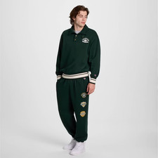 Champion Men's Physical Education Sweatshirt - GREEN - IVORY - C9