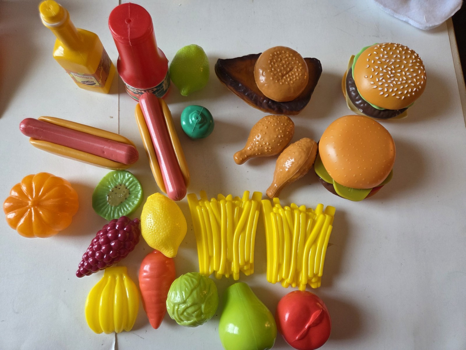 как выглядит Pretend Food Play Kitchen Items Lot Cookware, Microwave, Cash Register фото