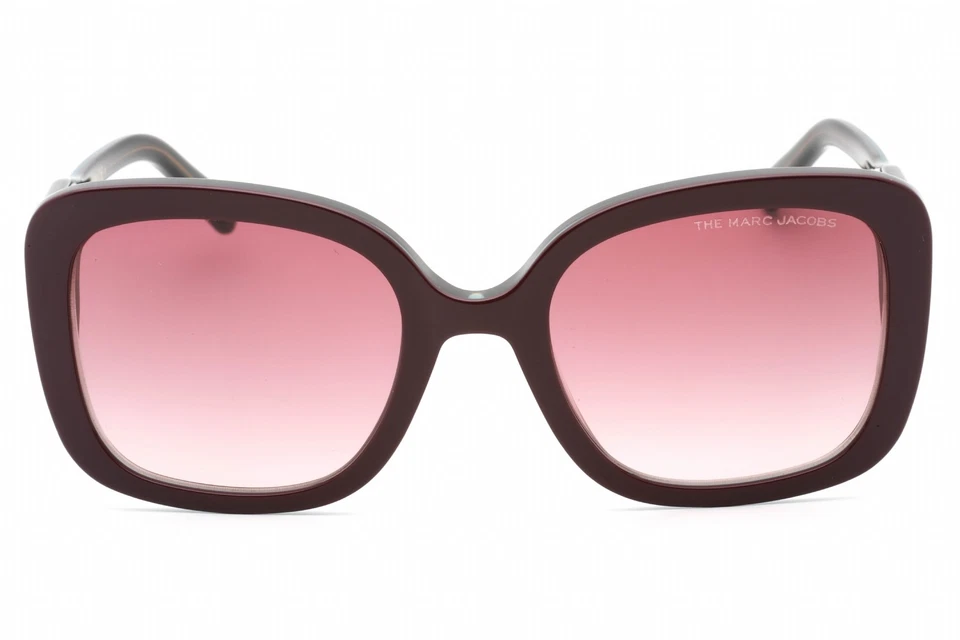 Gafas de sol Marc Jacobs 625/S 54 mm rectangulares rosa DS para mujer - borgoña Foto 3 de 4