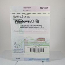 Microsoft Windows 98 Second Edition - NEW OEM Full Operating System w/ COA  Key