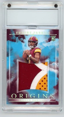 2024 Panini Origins Fabrics Jayden Daniels #FF-JDA Future Fabrics 30/75 RC Mem
