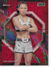 2024 Topps Finest UFC Red Shimmer Yan Xiaonan